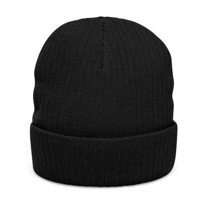 Embroidered Ribbed Beanie - O'Malley’s Irish Pub Logo