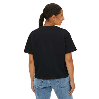 Maple Grove Crimson Stylish Women's Boxy Tee  - Casual & Comfy