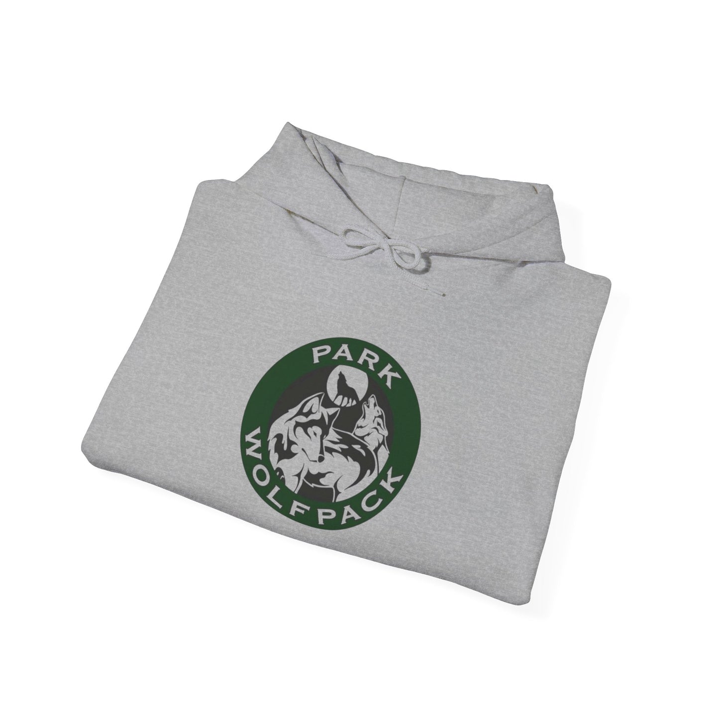 Cozy Unisex Hooded Sweatshirt - Park Wolfpack Design