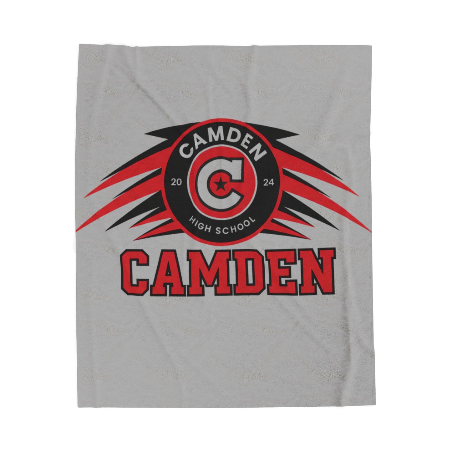 Minneapolis Camden Cozy Velveteen Plush Blanket - Perfect for Relaxation and Home Decor