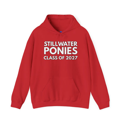Stillwater Ponies Class of 2027 Hoodie — Graduation Senior Sweatshirt