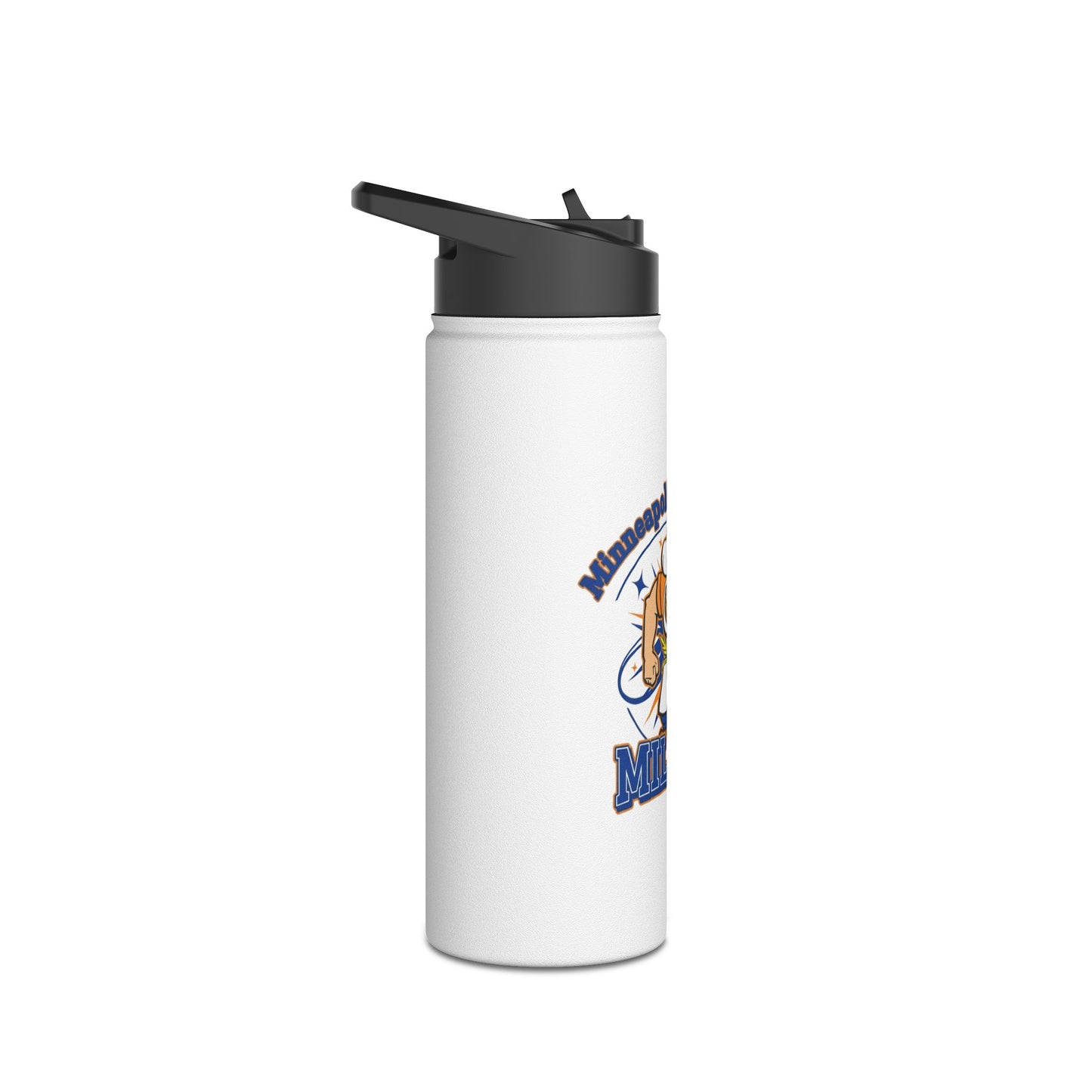 Minneapolis Washburn Millers Water Bottle, Motivational Hydration Bottle, Sports Water Bottle