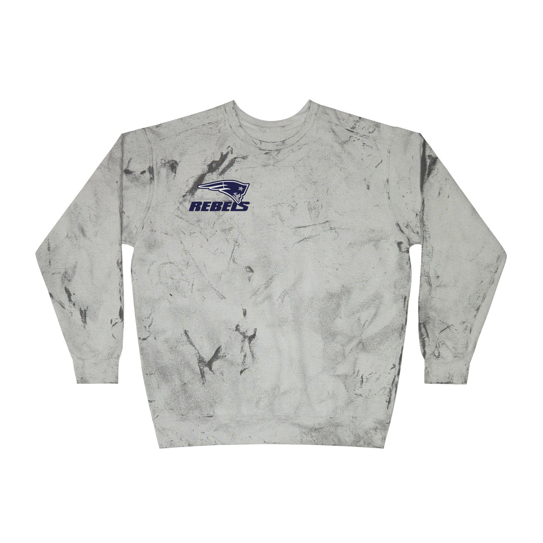 Champlin Park Rebels Color Blast Crewneck Sweatshirt for a Vibrant Vibe, Unisex Tie-Dye Fashion