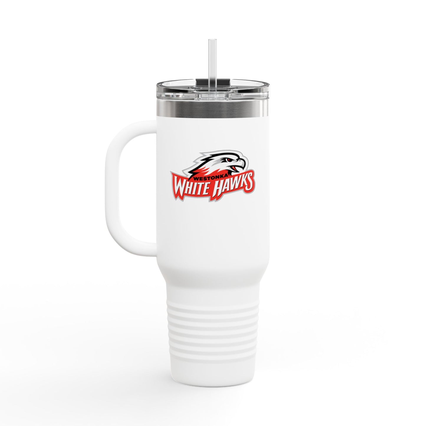 Mound Westonka White Hawks Insulated Travel Mug, 40oz