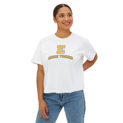Minneapolis Edison Tommies Casual Boxy Tee - Trendy Women's Top
