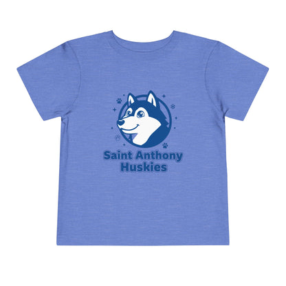 Saint Anthony Huskies Toddler Tee - Short Sleeve Shirt for Kids