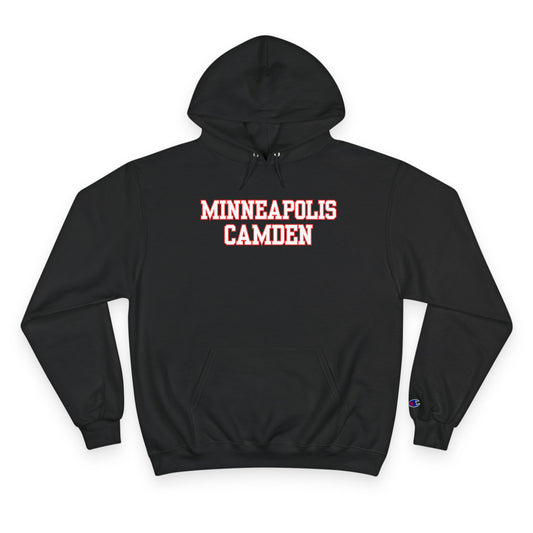 Minneapolis Camden Champion Hoodie — Retro Collegiate Pullover