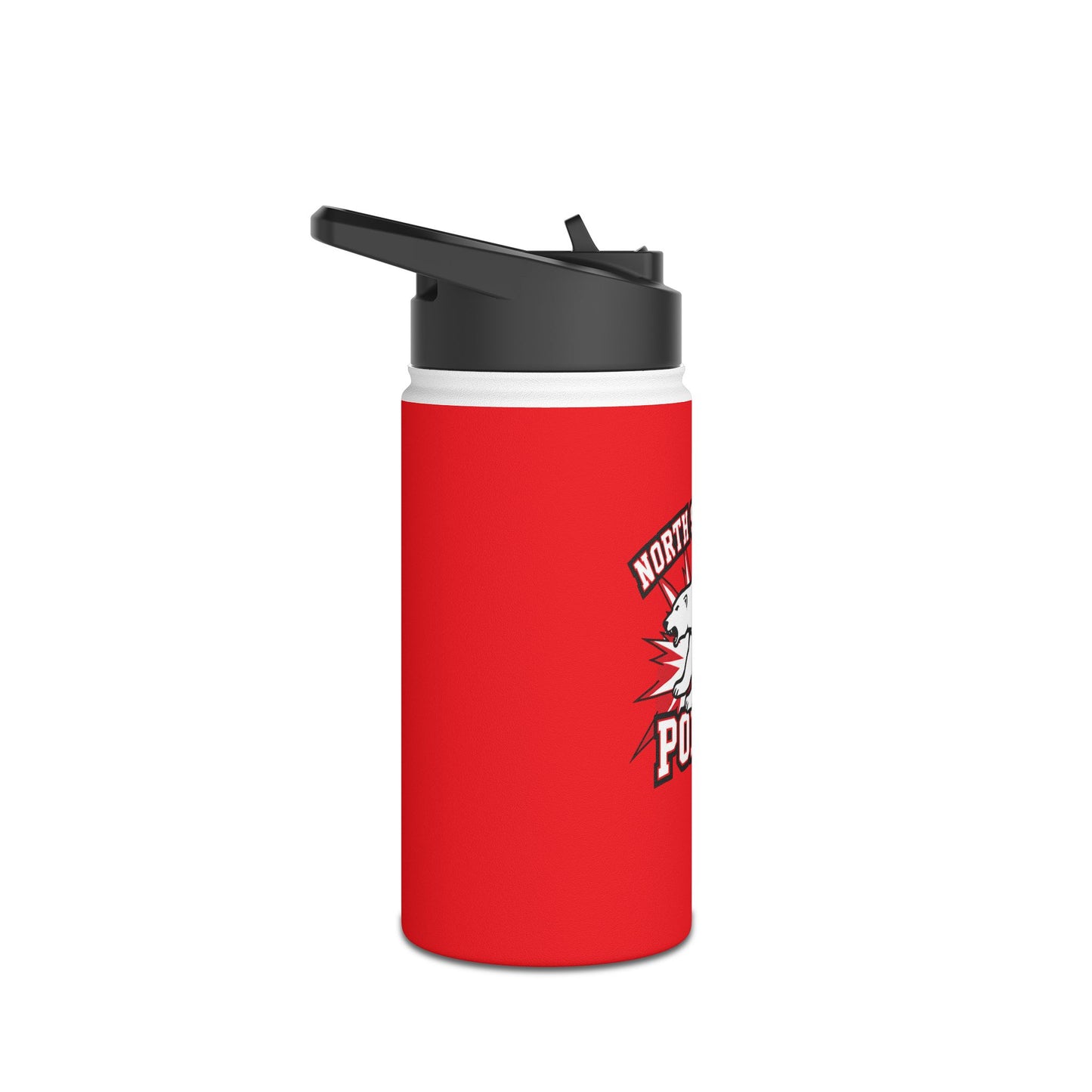 North Saint Paul Polars Stainless Steel Water Bottle, Motivational Hydration Bottle, Sports Water Bottle, Eco-Friendly Gift