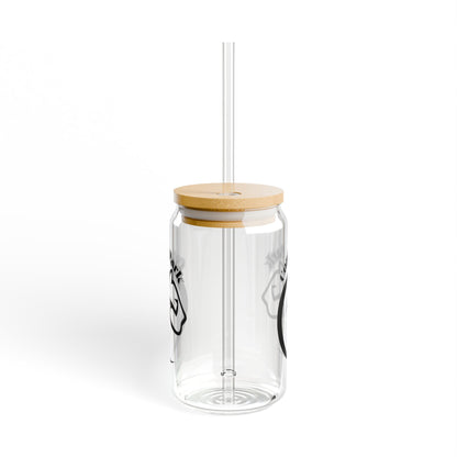 Como Park Eco-Friendly 16oz Sipper Glass with Bamboo Lid