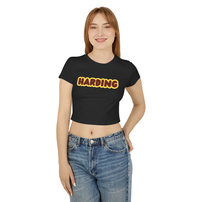 Saint Paul Harding Knights Women’s Baby Tee - Retro Graphic Top for Casual Vibes