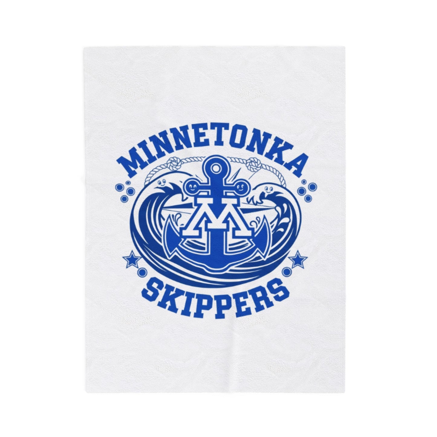 Minnetonka Skippers Cozy Velveteen Plush Blanket