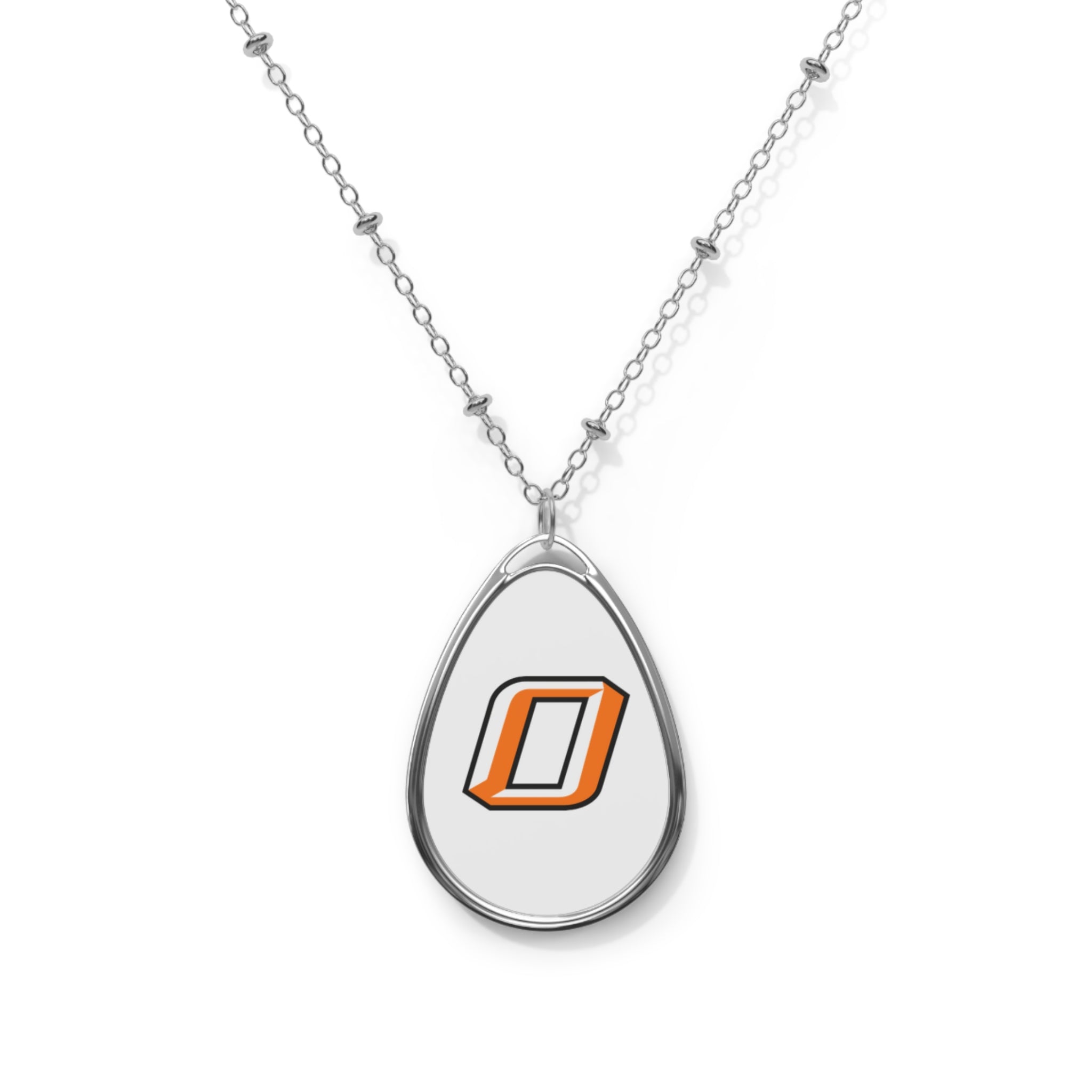 Osseo Orioles Oval Pendant Necklace