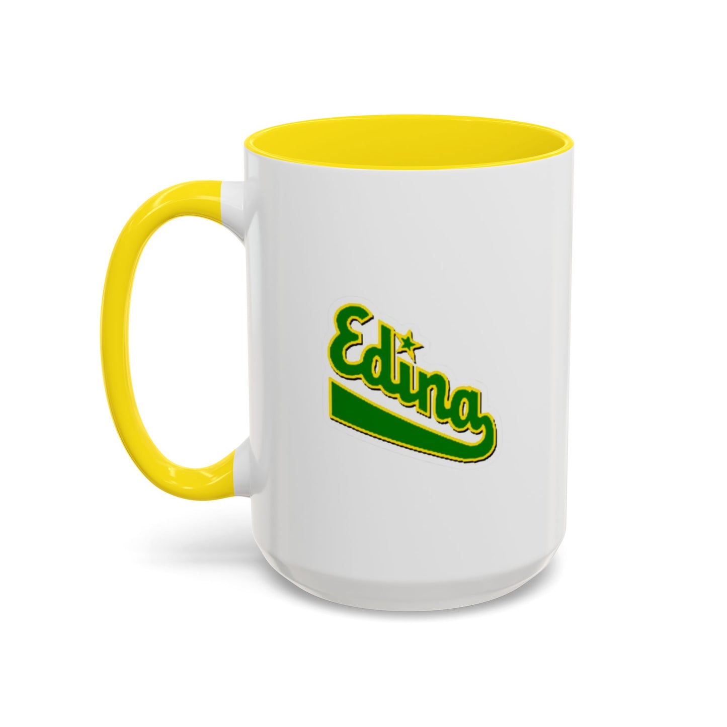 Edina Accent Coffee Mug - 11 & 15oz Ceramic - Perfect Gift for Coffee Lovers