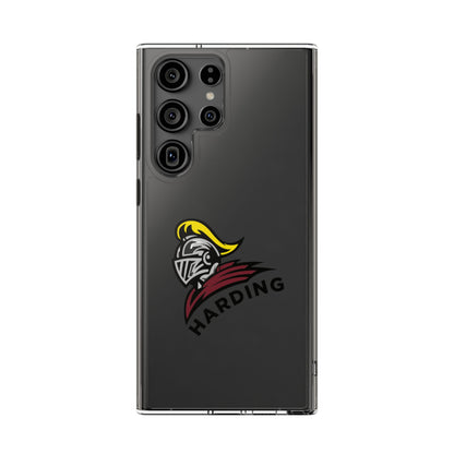 Clear Phone Case with Harding Logo