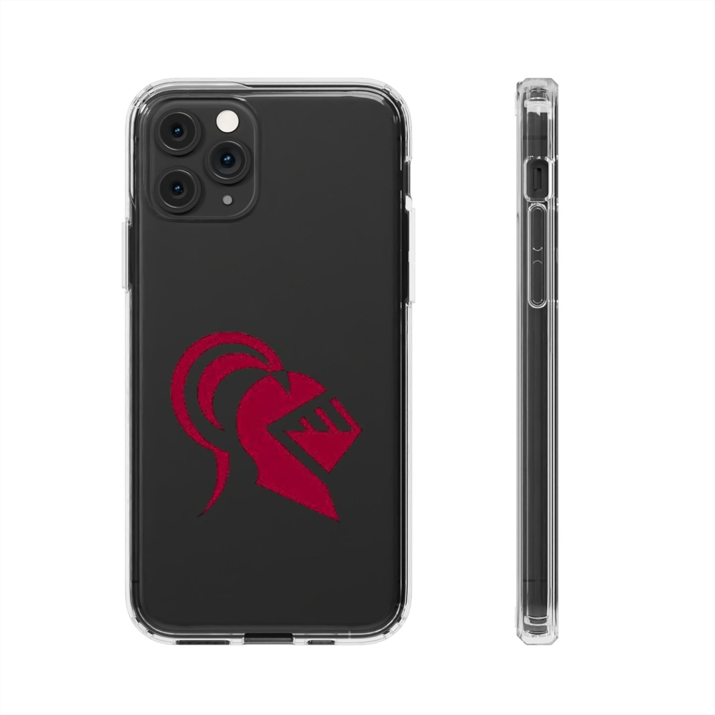Irondale Knights Shield Clear Phone Case - Durable Protection with Bold Design