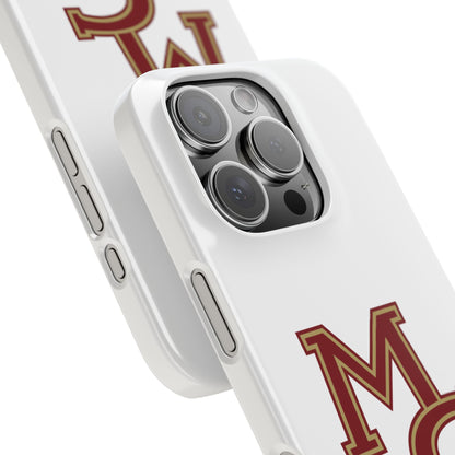 Maple Grove Crimson Slim Phone Case - Stylish Custom Cover for Daily Protection