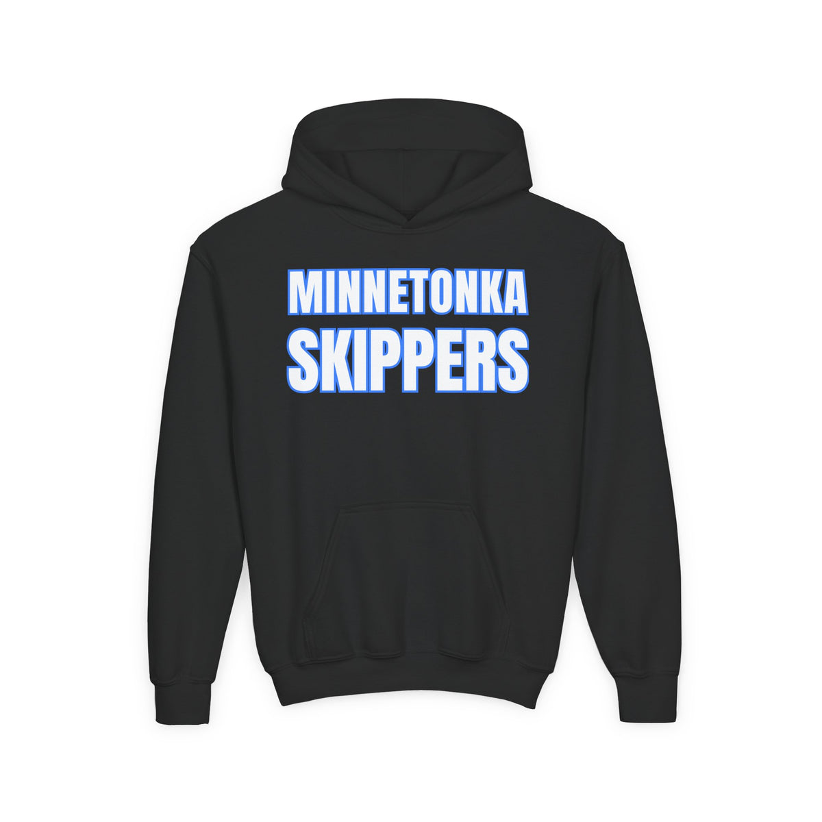 Minnetonka Skippers Youth Hoodie — Anchor Back Logo