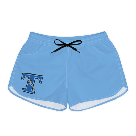 Tartan Titans Women's Light Blue Casual Shorts