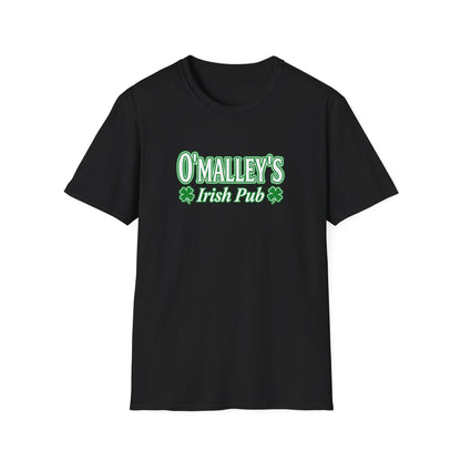 O'Malley's Irish Pub T-Shirt White Logo  - Unisex