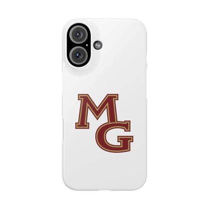 Maple Grove Crimson Slim Phone Case - Stylish Custom Cover for Daily Protection