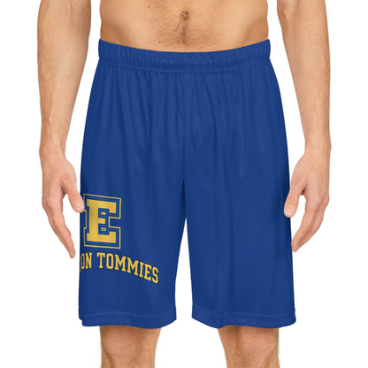 Minneapolis Edison Tommies  Dark Blue Basketball Shorts