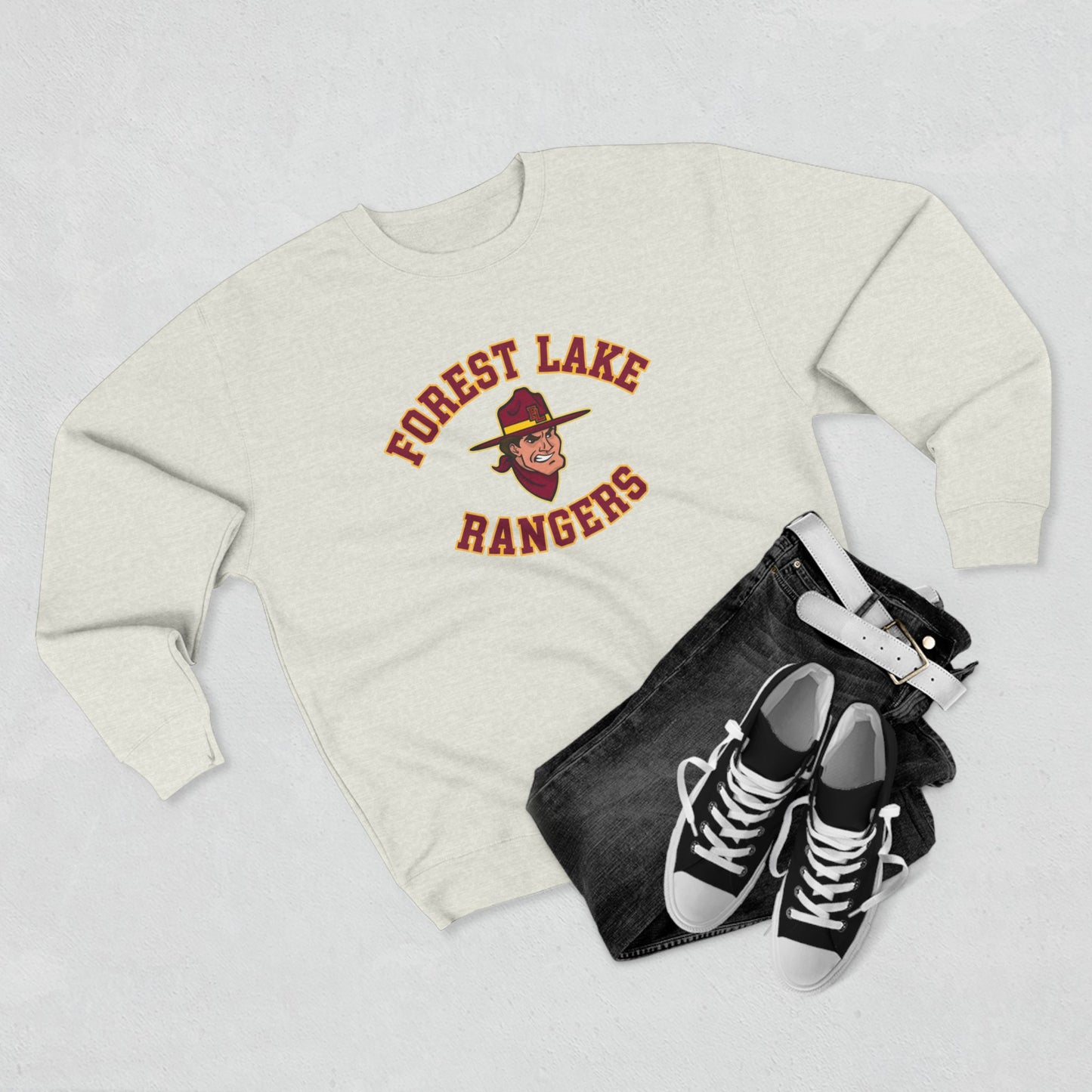 Forest Lake Rangers Unisex Crewneck Sweatshirt  - Cozy Everyday Wear