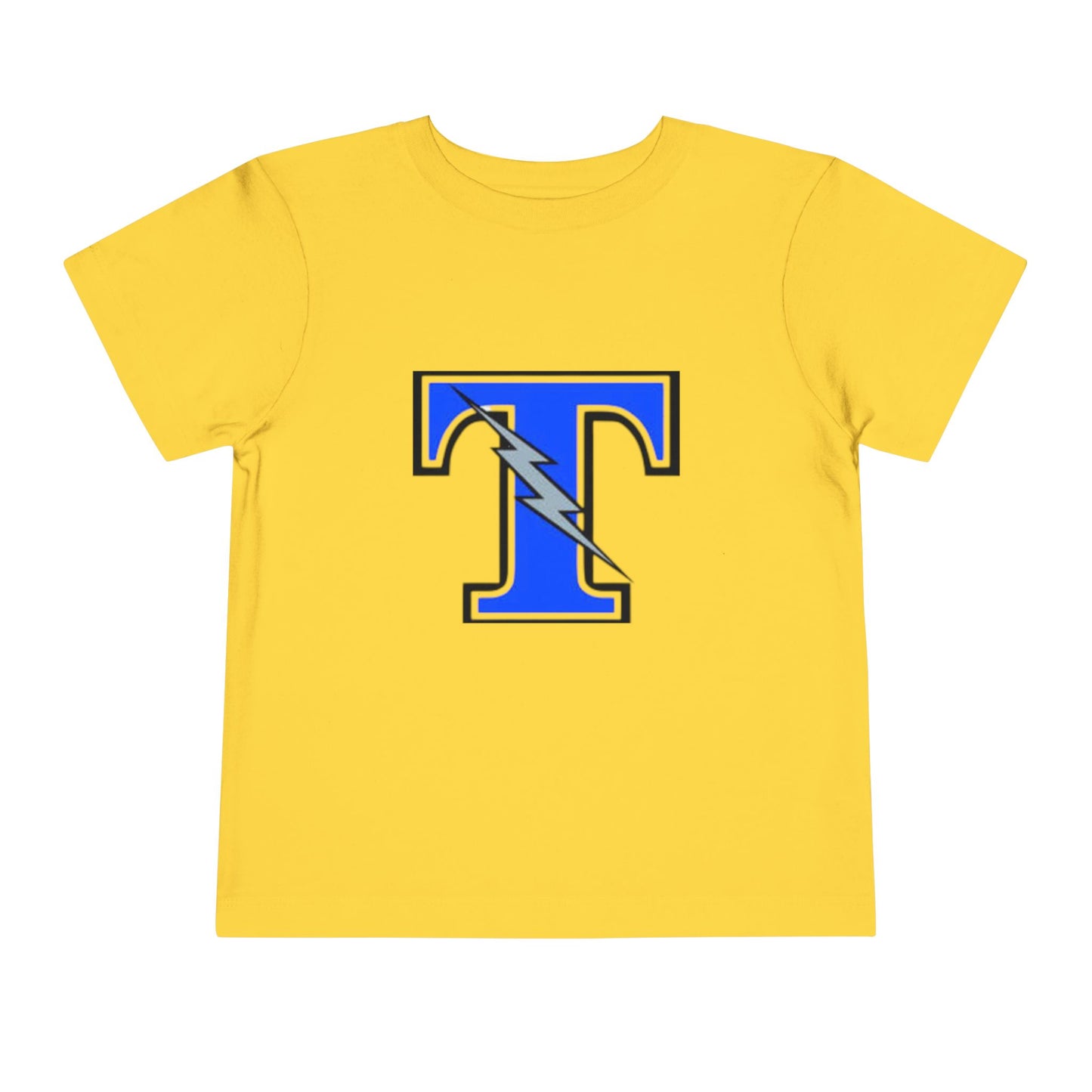 Tartan Titans Toddler Short Sleeve Tee - Fun Lightning Bolt Design