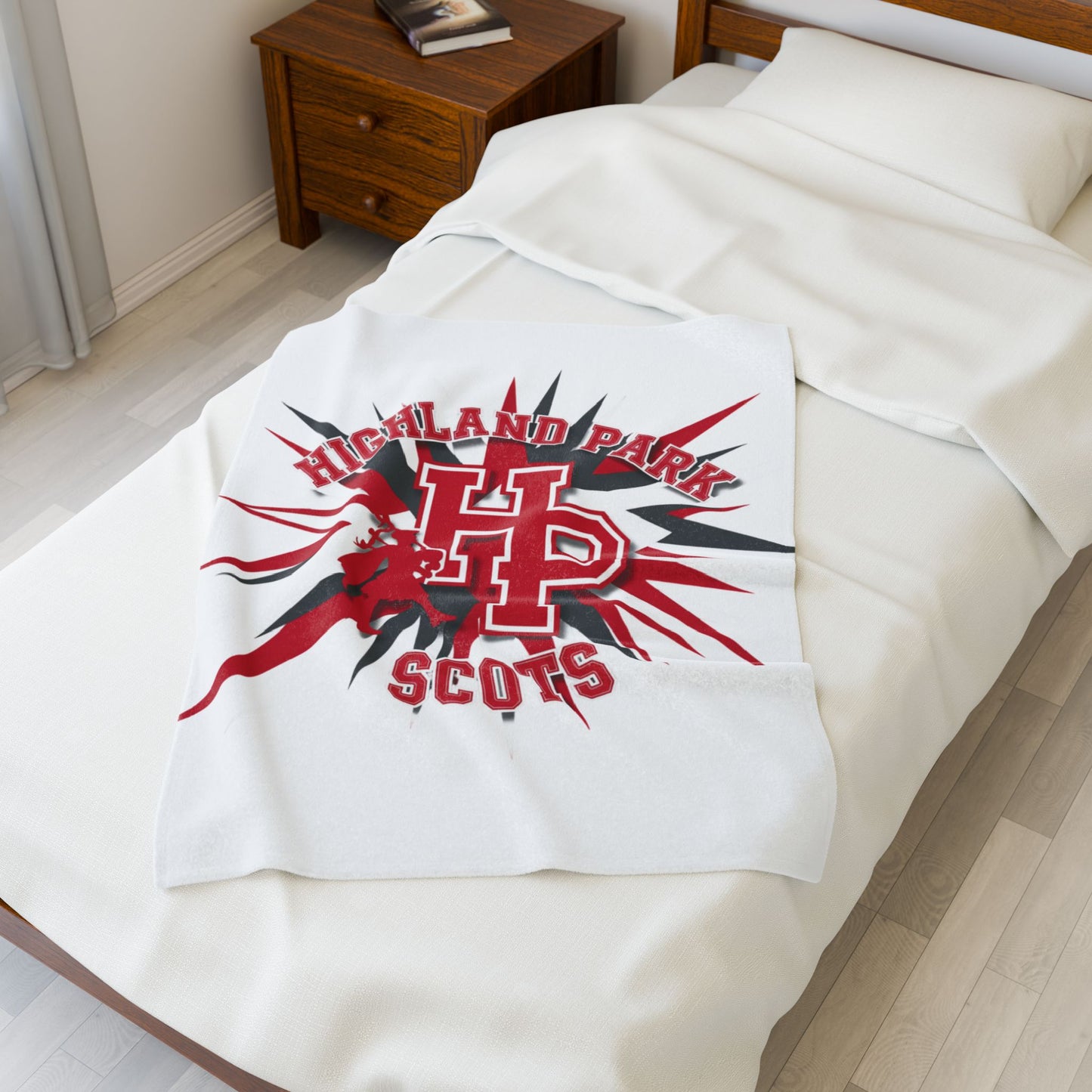 Saint Paul Highland Park Cozy Velveteen Plush Blanket