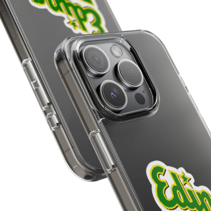 Custom Clear Phone Case with Edina Design - Stylish Protection for Your Smartphone