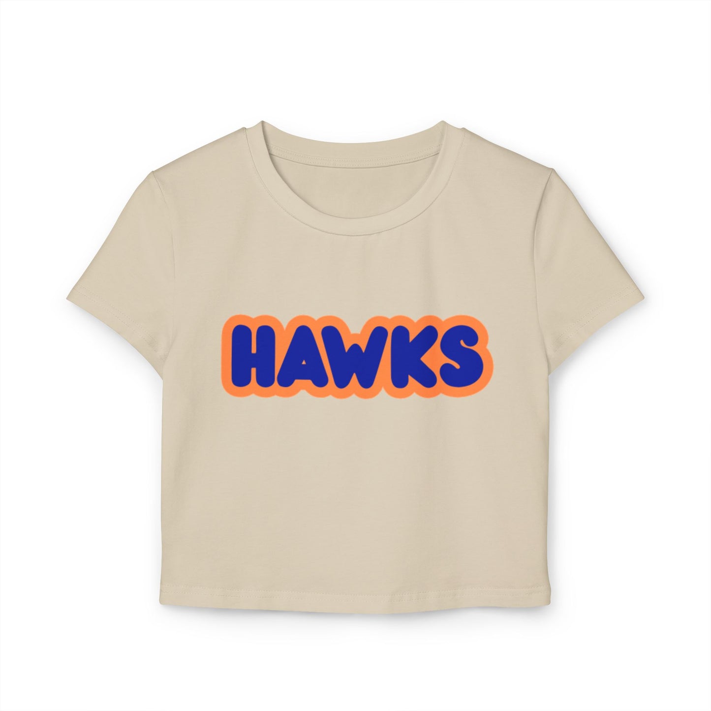 Robbinsdale Cooper Hawks Women’s Baby Tee - Retro Graphic Top for Casual Vibes