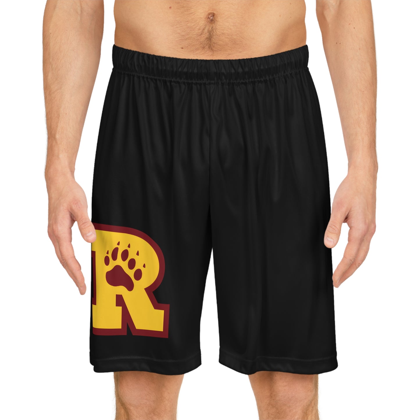 Minneapolis Roosevelt Teddies Men's Black Basketball Shorts