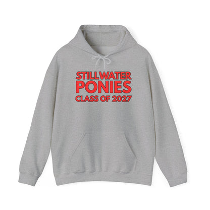 Stillwater Ponies Class of 2027 Hoodie — Graduation Senior Sweatshirt