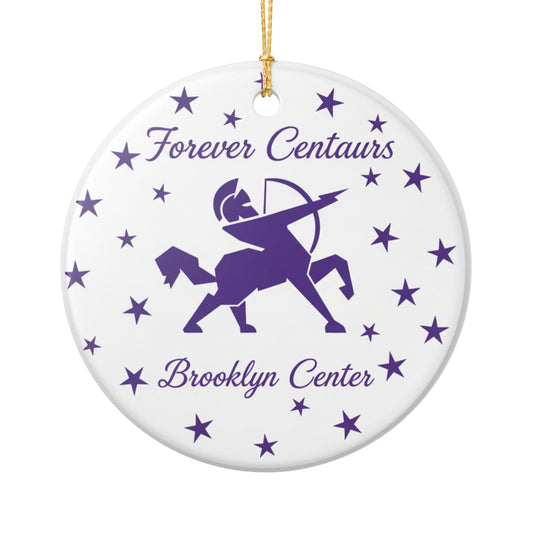 Brooklyn Center Centaurs "Forever" Holiday Ornament