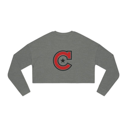 Minneapolis Camden Trendy Women's Cropped Sweatshirt with Unique Graphic Design