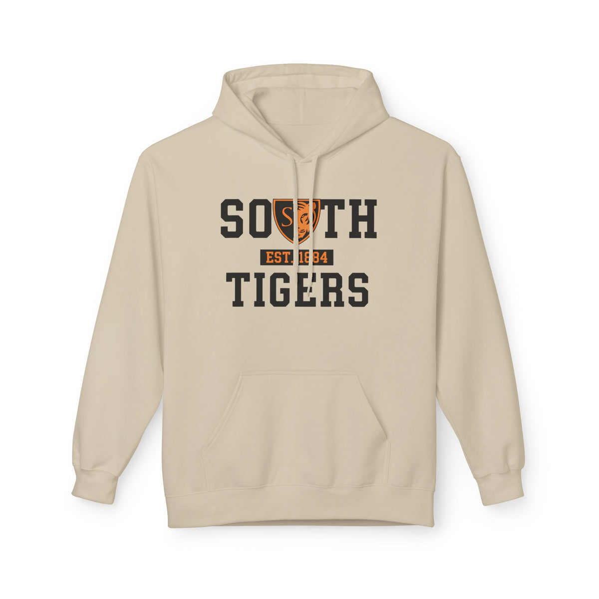 Minneapolis South Tigers Hoodie — Vintage Collegiate Tiger Logo Pullover