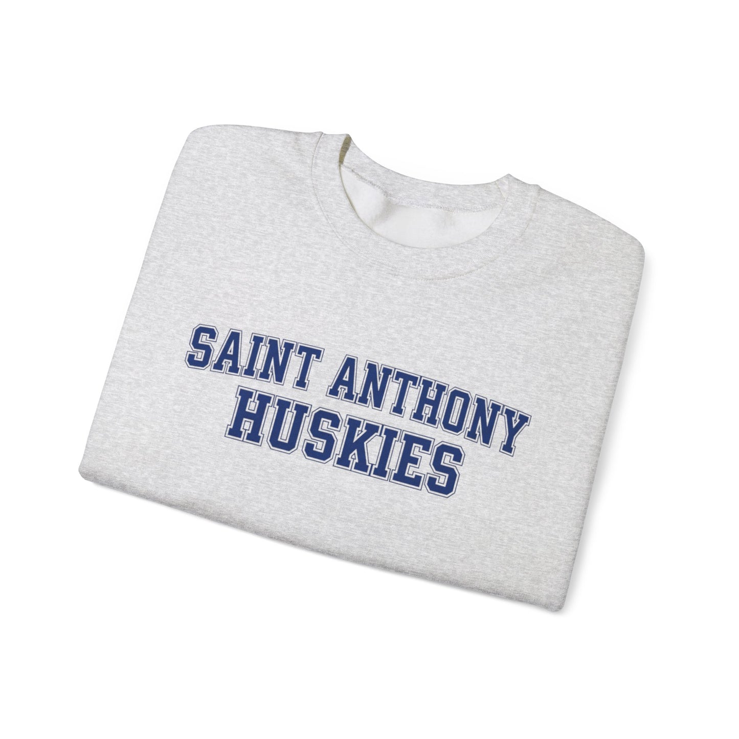 Saint Anthony Huskies Unisex Heavy Blend™ Crewneck Sweatshirt - Cozy Graphic Fashion