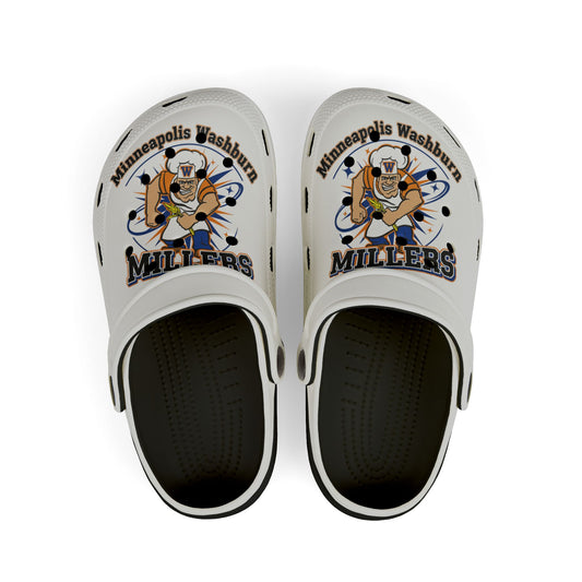 Minneapolis Washburn Millers Kids' EVA Foam Clogs - Stylish and Comfortable Footwear