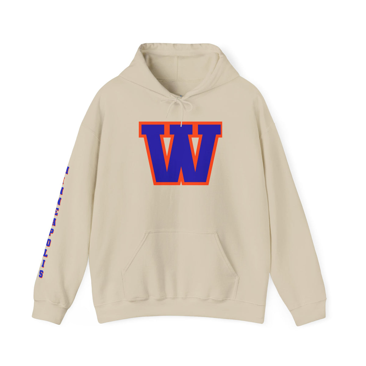 Minneapolis Washburn "W' Hoodie - Sleeve Lettering Pullover