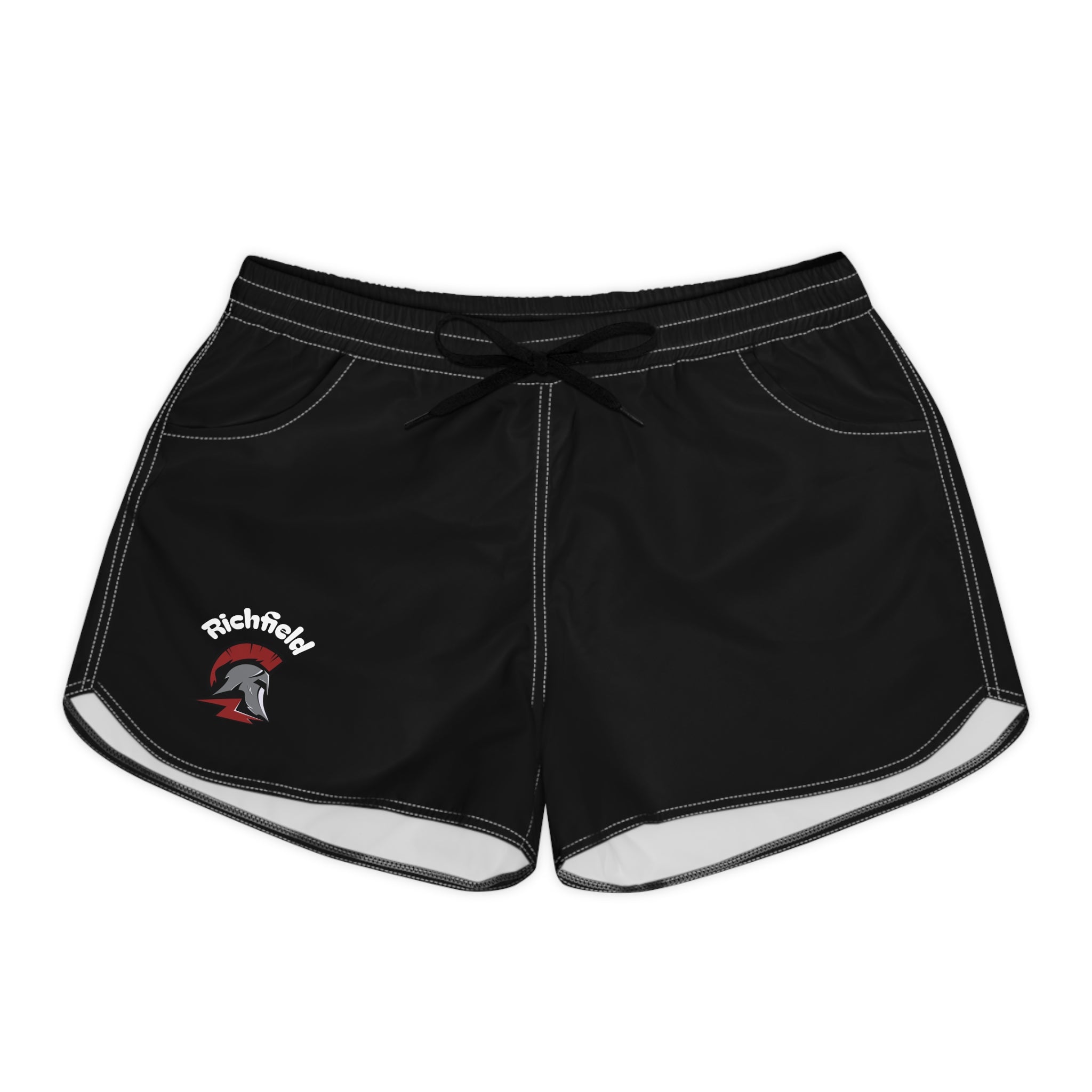 Richfield Spartans Black Women's Casual Shorts
