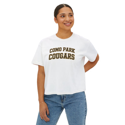 Saint Paul Como Park Cougars Casual Women's Boxy Tee