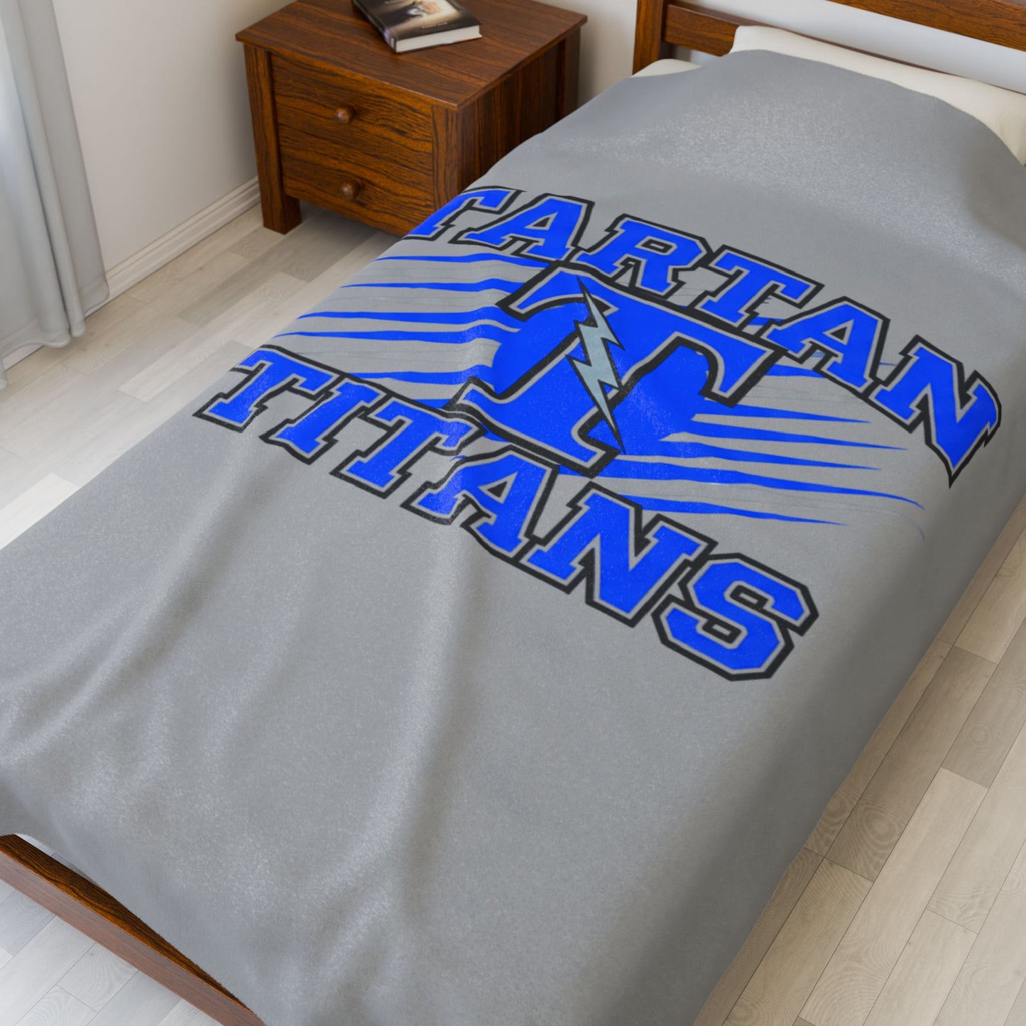 Tartan Titans Cozy Velveteen Plush Blanket