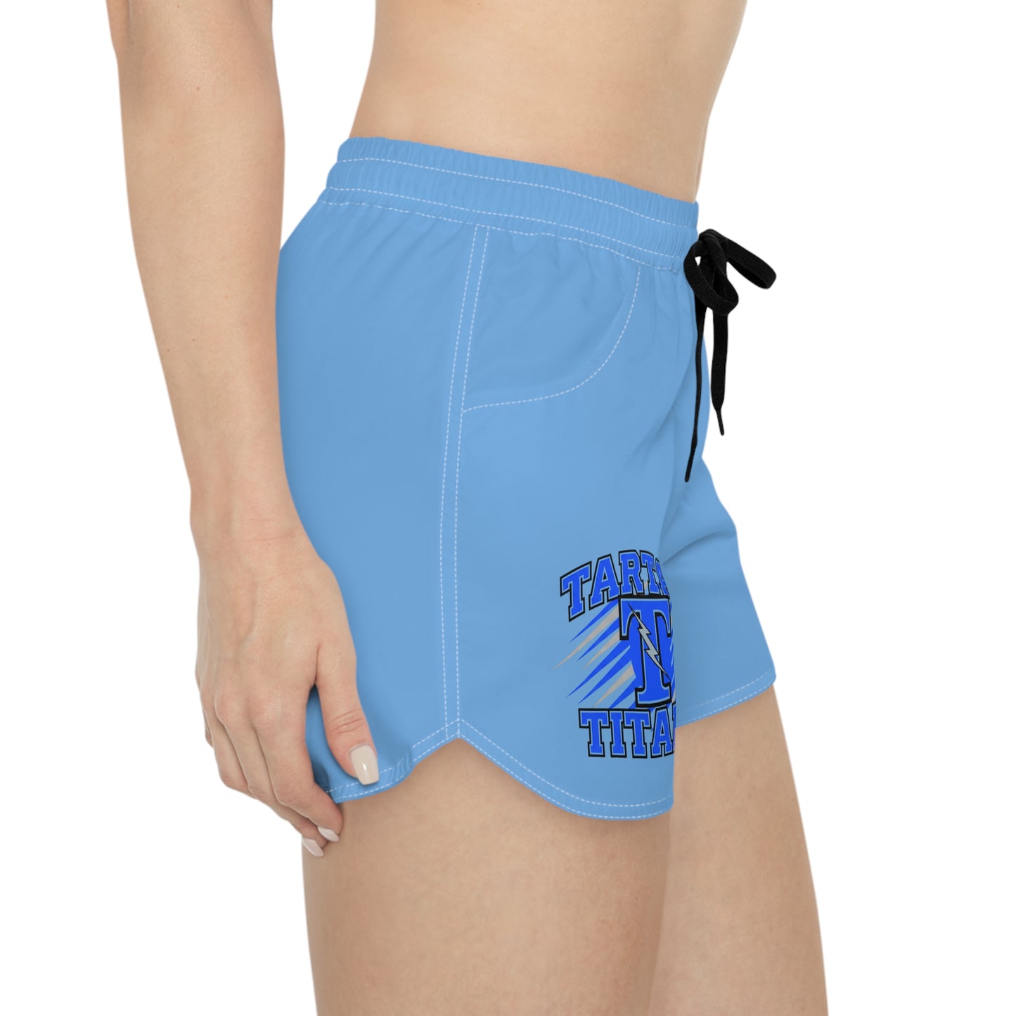 Tartan Titans Women's Light Blue Casual Shorts