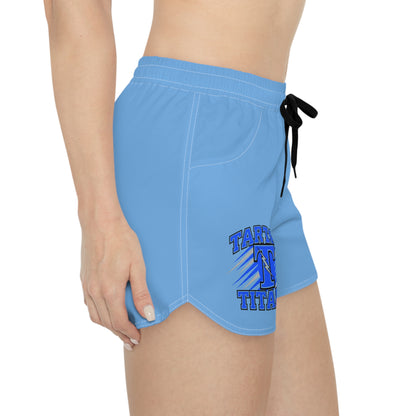 Tartan Titans Women's Light Blue Casual Shorts