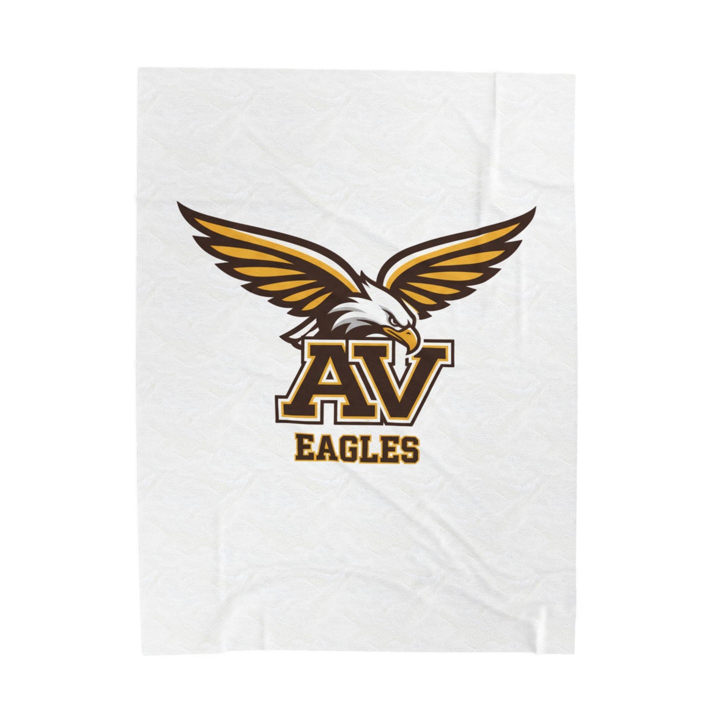 Apple Valley Eagles Cozy Velveteen Plush Blanket