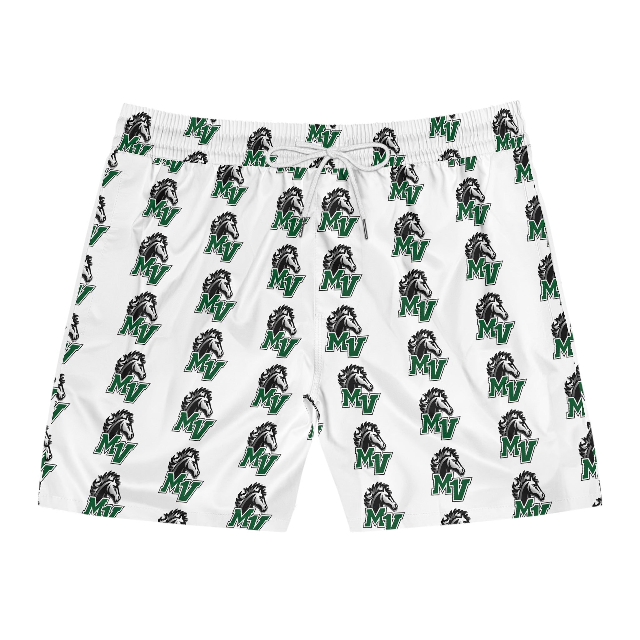Mounds View Mustangs Men's Mid-Length Swim Shorts