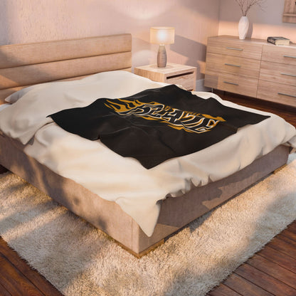 Burnsville Blaze Cozy Velveteen Plush Blanket