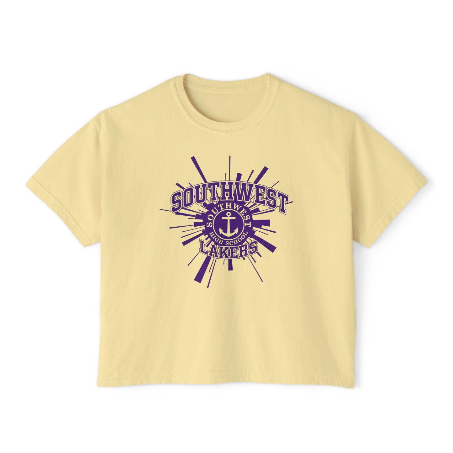 Minneapolis Southwest Lakers Women's Boxy Tee - Casual Summer Vibe