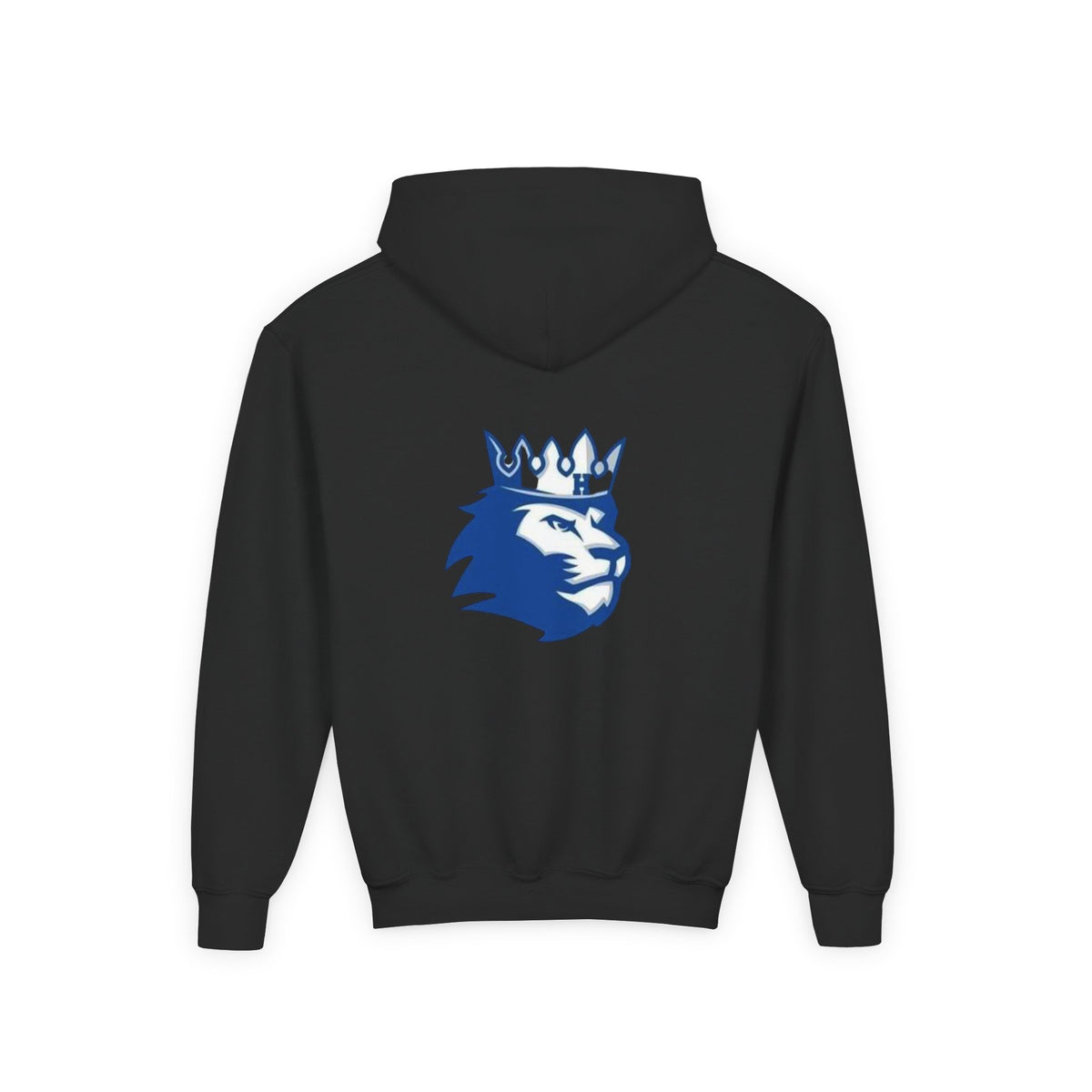 Hopkins Royals Youth Hoodie — Leo Lion Back Logo