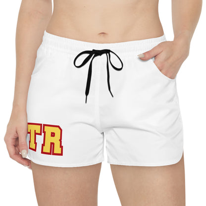 Two Rivers Warriors Women's White Casual Shorts
