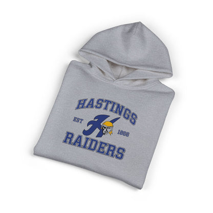 Hastings Raiders Hoodie — Vintage Collegiate School Spirit Pullover